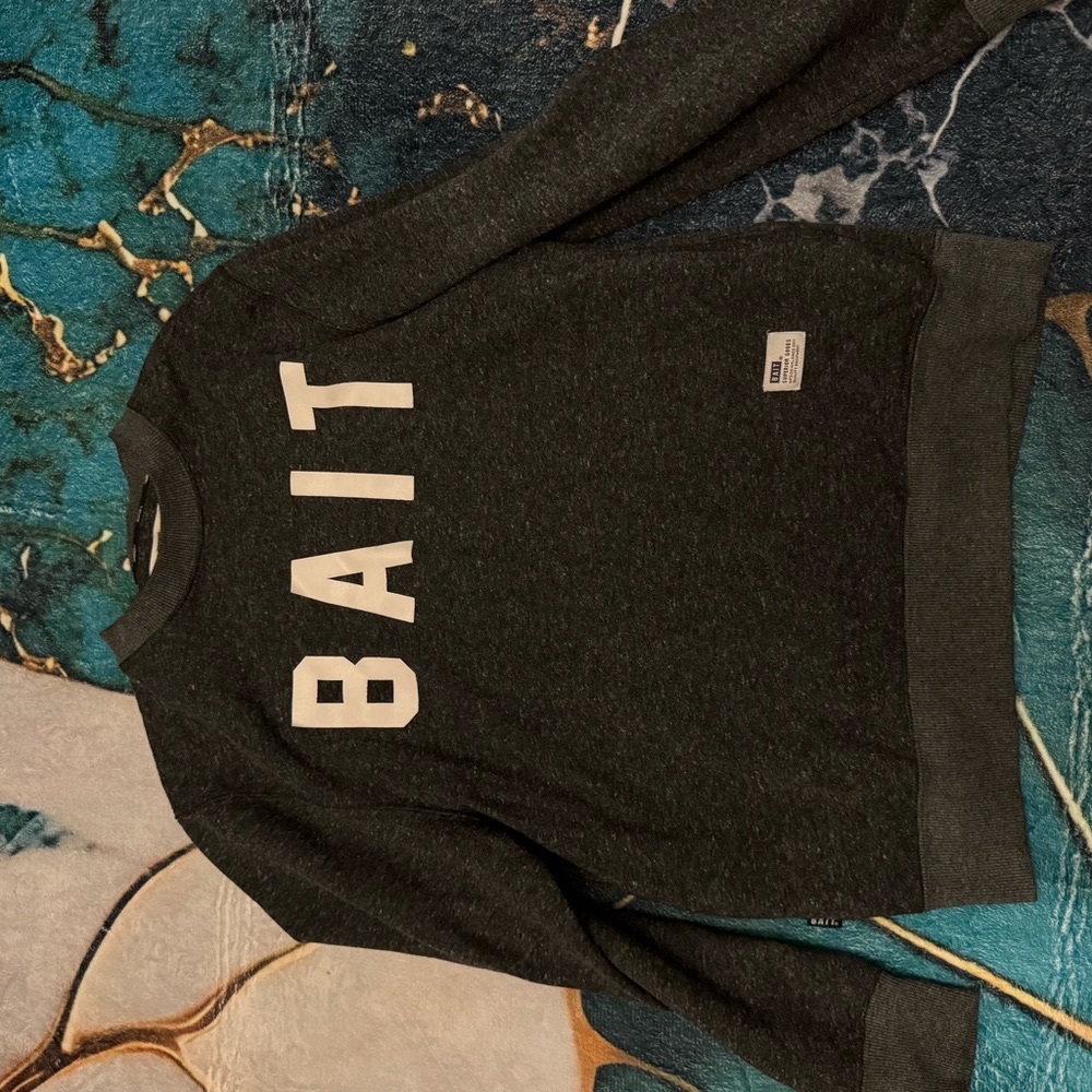 Dark Gray BAIT Crewneck Sweatshirt